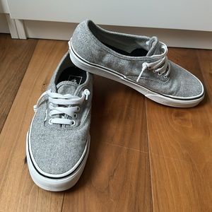 Vans  gray tweed W 9.5/M8.0